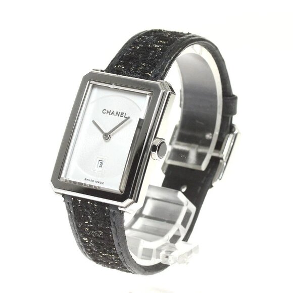 CHANEL boy friend Date white Dial Quartz Ladies Watch - Picture 3 of 7